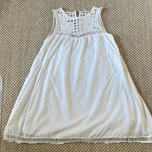 White cotton sundress